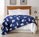 Velvet Throw Blanket - Pearl Collection by Great Bay Home