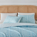 Blue Floral Quilt Set - Senna Collection by Great Bay Home
