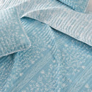 Blue Floral Quilt Set - Senna Collection by Great Bay Home