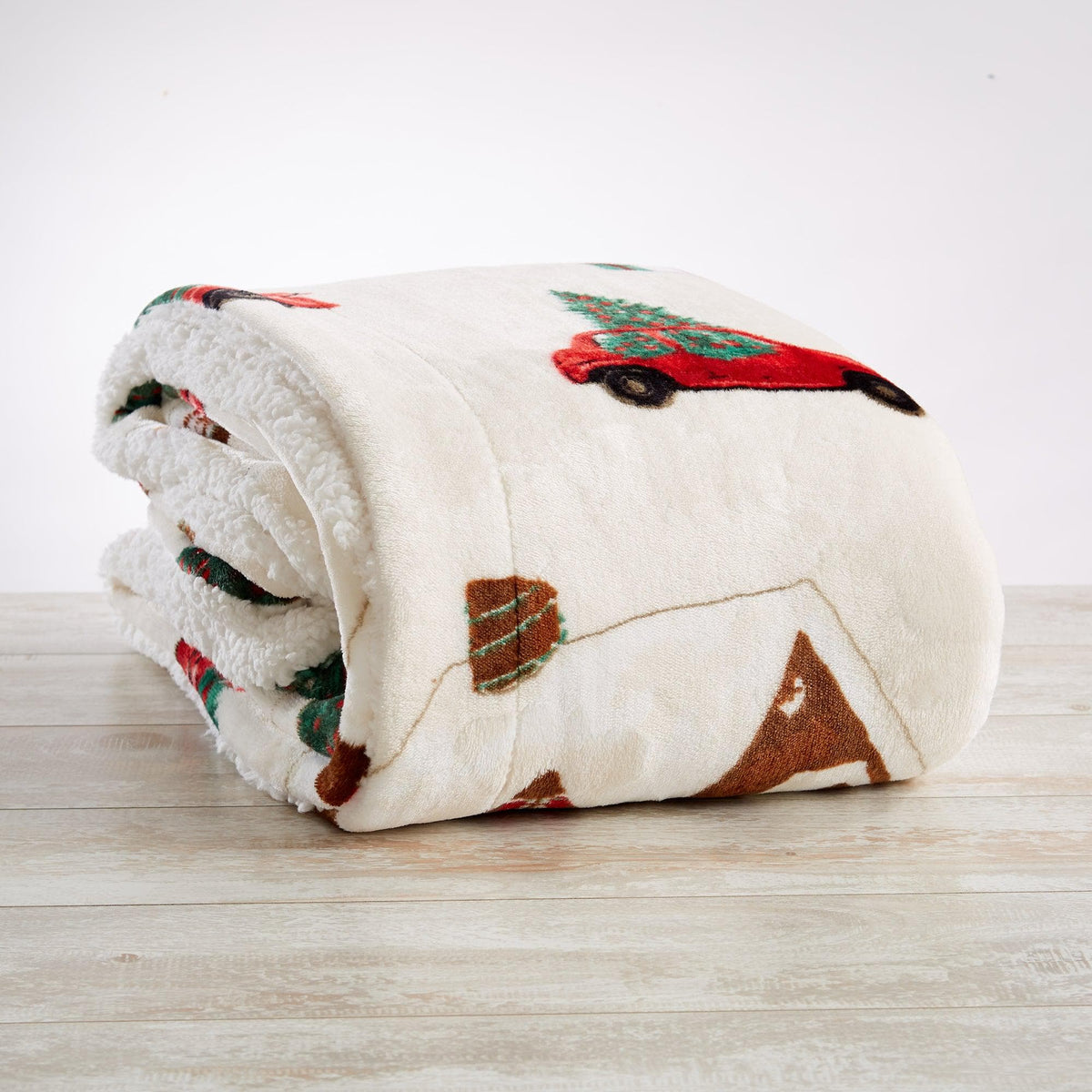 Holiday Sherpa Throw - Esmay Collection, photo 5 of 48