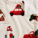 Holiday Sherpa Throw - Esmay Collection by Great Bay Home