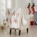 Holiday Sherpa Throw - Esmay Collection by Great Bay Home