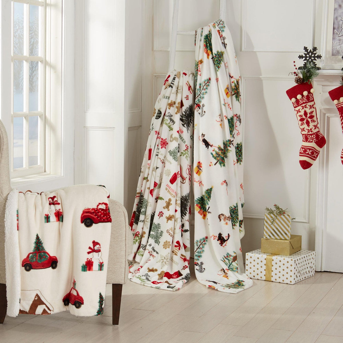 Holiday Sherpa Throw - Esmay Collection, photo 15 of 48