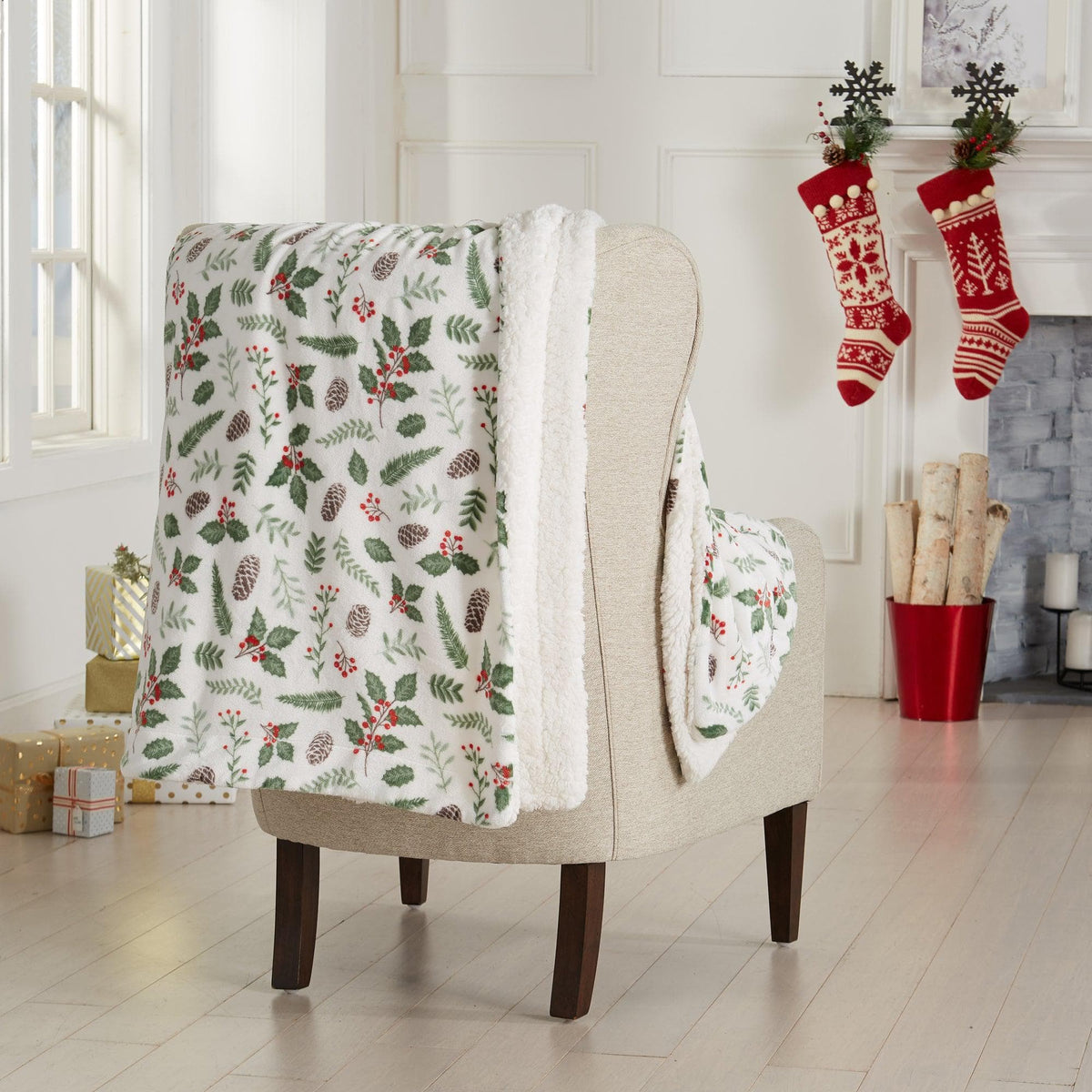 Holiday Sherpa Throw - Esmay Collection, photo 31 of 48