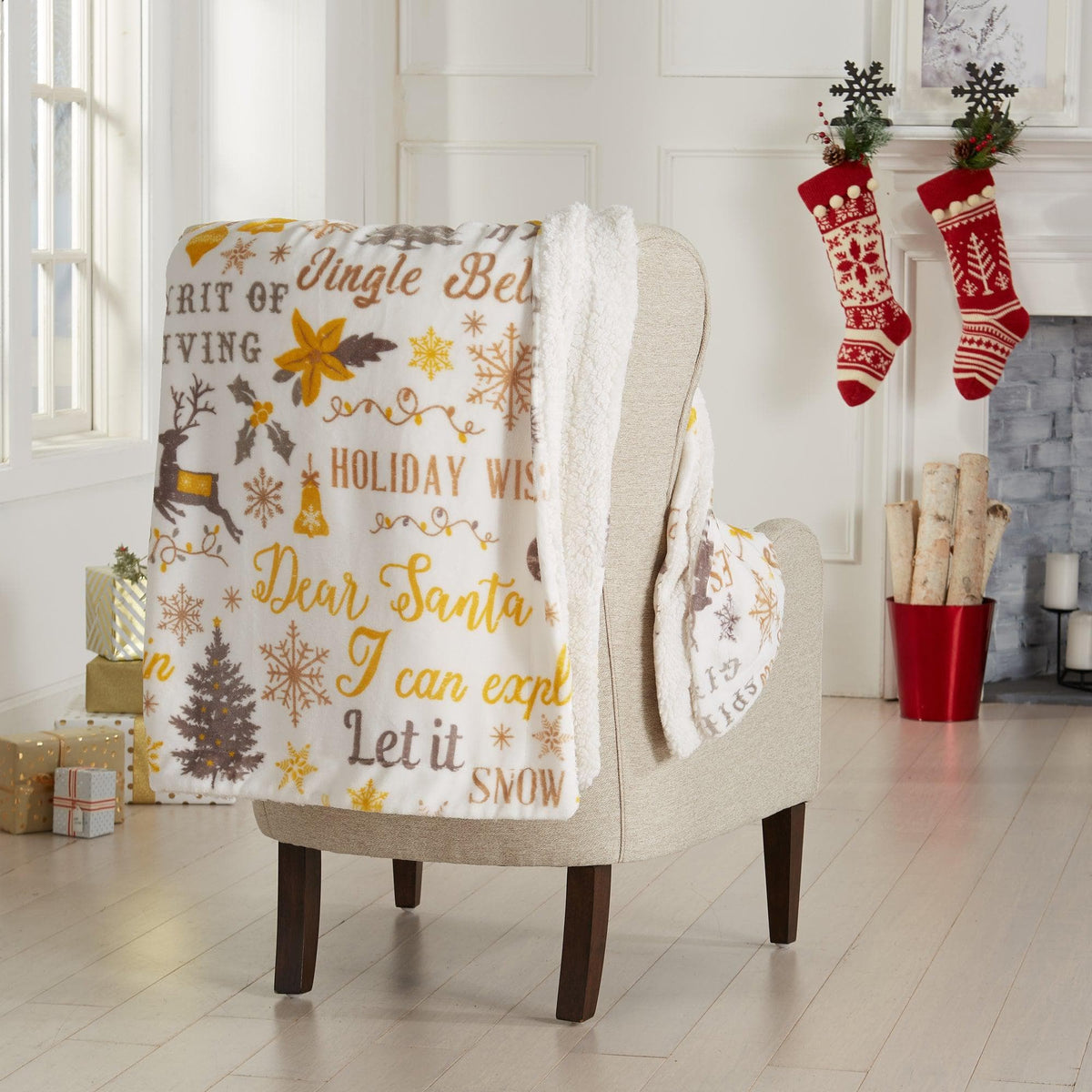 Holiday Sherpa Throw - Esmay Collection, photo 37 of 48