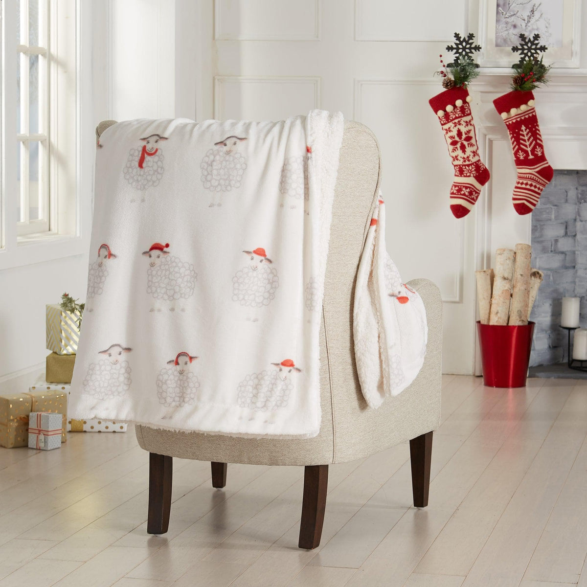 Holiday Sherpa Throw - Esmay Collection, photo 41 of 48