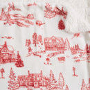 Holiday Sherpa Throw - Esmay Collection by Great Bay Home