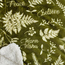 Holiday Sherpa Throw - Esmay Collection by Great Bay Home