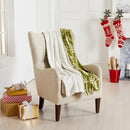 Holiday Sherpa Throw - Esmay Collection by Great Bay Home