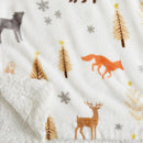 Holiday Sherpa Throw - Esmay Collection by Great Bay Home