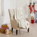 Holiday Sherpa Throw - Esmay Collection by Great Bay Home
