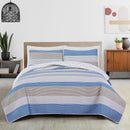 Striped Quilt Set - Bryce Collection by Great Bay Home