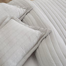 Solid Striped Quilt - Virginia Collection by Great Bay Home