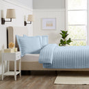 Solid Striped Quilt - Virginia Collection by Great Bay Home