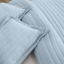 Solid Striped Quilt - Virginia Collection by Great Bay Home