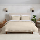 Solid Striped Quilt - Virginia Collection by Great Bay Home