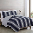 Everette Collection Ombre Striped Quilt Set by Great Bay Home