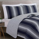 Everette Collection Ombre Striped Quilt Set by Great Bay Home