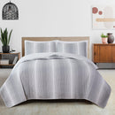 Everette Collection Ombre Striped Quilt Set by Great Bay Home