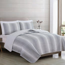 Everette Collection Ombre Striped Quilt Set by Great Bay Home