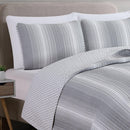 Everette Collection Ombre Striped Quilt Set by Great Bay Home