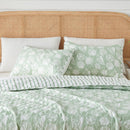 Green Seashell Quilt - Emerald Bay by Great Bay Home