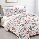 Holiday Quilt Set - Carol Collection by Great Bay Home