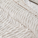 Ruched Faux Fur Throw Blanket - Alondra Collection by Great Bay Home