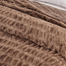 Ruched Faux Fur Throw Blanket - Alondra Collection by Great Bay Home