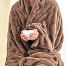 Ruched Faux Fur Throw Blanket - Alondra Collection by Great Bay Home