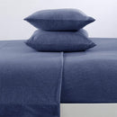 Flannel Jersey Sheet - Cozy Flex Collection by Great Bay Home
