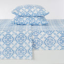 Printed Plush Sheet - Velvet Luxe Lattice Collection by Great Bay Home
