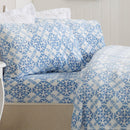 Printed Plush Sheet - Velvet Luxe Lattice Collection by Great Bay Home