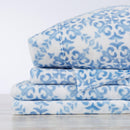 Printed Plush Sheet - Velvet Luxe Lattice Collection by Great Bay Home