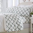Printed Plush Sheet - Velvet Luxe Lattice Collection by Great Bay Home