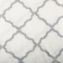Printed Plush Sheet - Velvet Luxe Lattice Collection by Great Bay Home