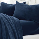 Solid Plush Sheet - Velvet Luxe Collection by Great Bay Home