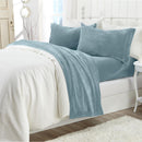 Solid Plush Sheet - Velvet Luxe Collection by Great Bay Home