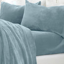 Solid Plush Sheet - Velvet Luxe Collection by Great Bay Home
