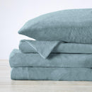 Solid Plush Sheet - Velvet Luxe Collection by Great Bay Home