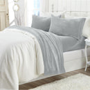 Solid Plush Sheet - Velvet Luxe Collection by Great Bay Home