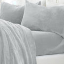 Solid Plush Sheet - Velvet Luxe Collection by Great Bay Home