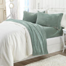 Solid Plush Sheet - Velvet Luxe Collection by Great Bay Home