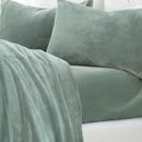 Solid Plush Sheet - Velvet Luxe Collection by Great Bay Home