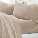 Solid Plush Sheet - Velvet Luxe Collection by Great Bay Home