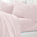 Solid Plush Sheet - Velvet Luxe Collection by Great Bay Home