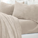Solid Plush Sheet - Velvet Luxe Collection by Great Bay Home