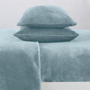 Solid Plush Sheet - Velvet Luxe Collection by Great Bay Home