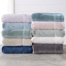 Solid Plush Sheet - Velvet Luxe Collection by Great Bay Home