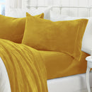 Solid Plush Sheet - Velvet Luxe Collection by Great Bay Home